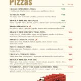 Brook & Pines Pizza – A variety of fresh, handcrafted pizzas with melted cheese and delicious toppings